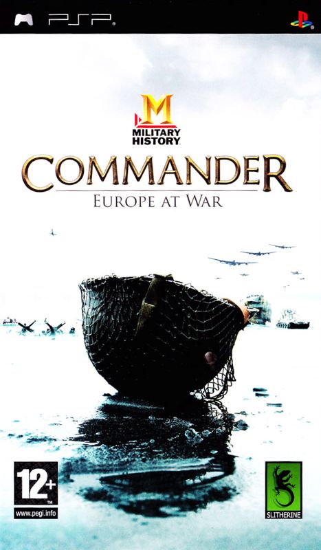 Commander: Europe At War box art for PSP